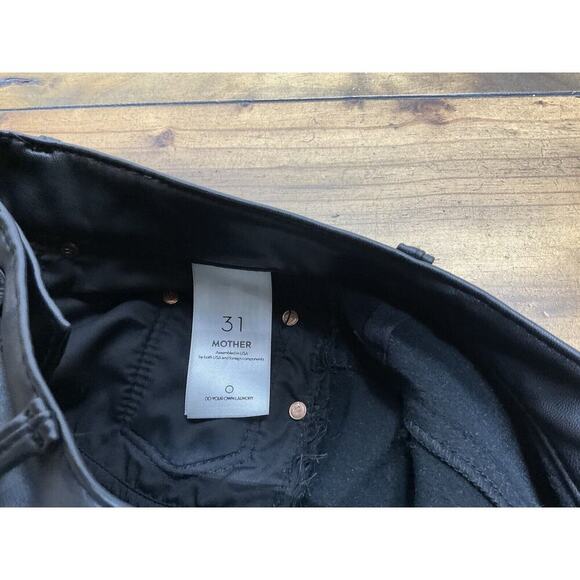 MOTHER The Super Swooner in Wax On, Wax Off Black Size 31 - Picture 6 of 13